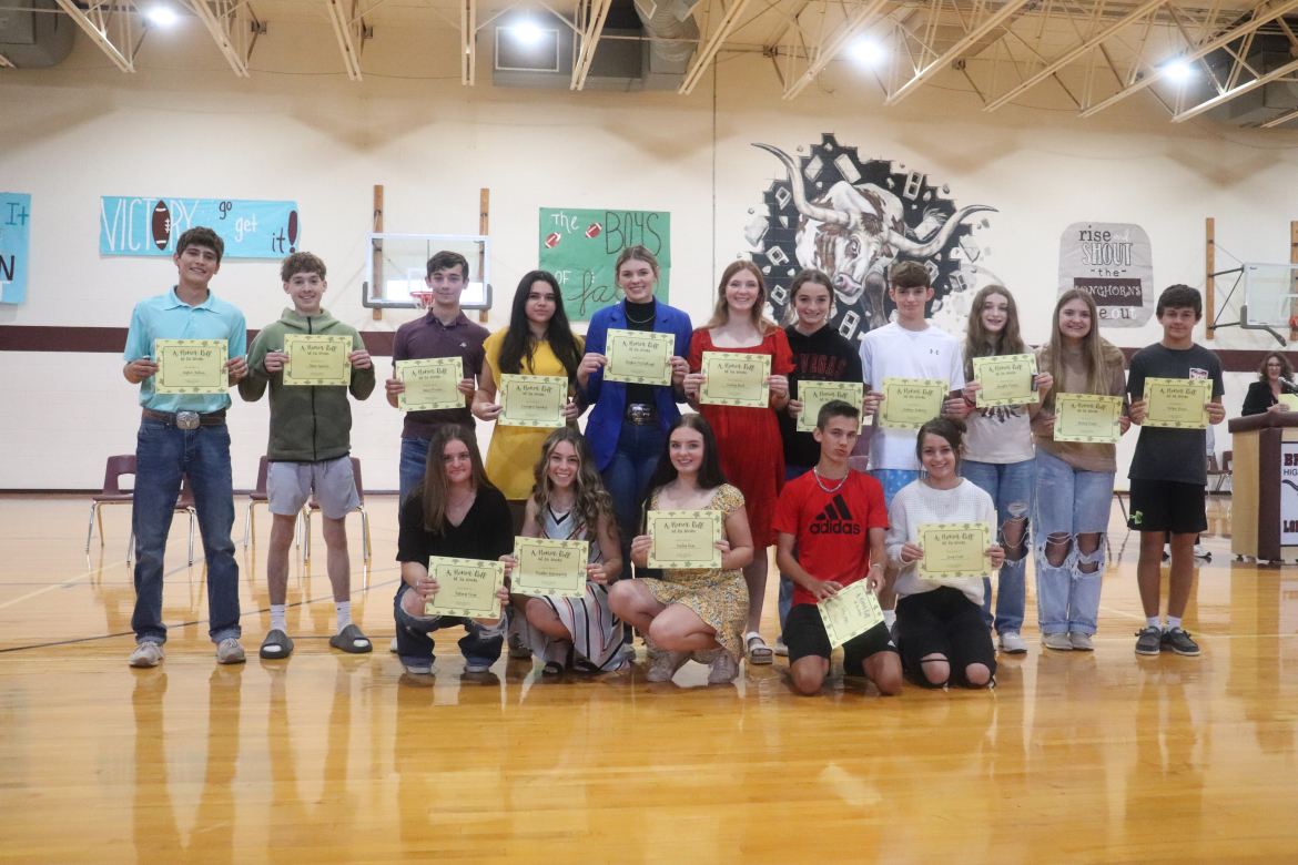 HS A HONOR ROLL 1st 6 wks