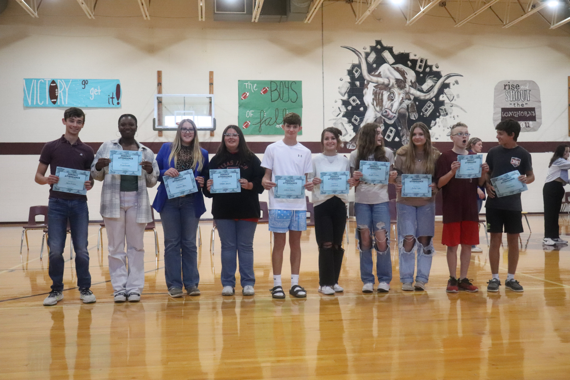HS Perfect Attendance 1st 6wks